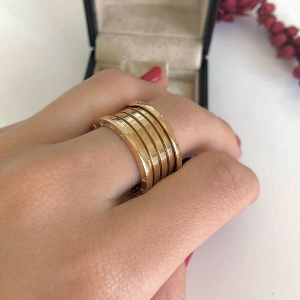 14k Gold Filled Chunky Ring Size 6